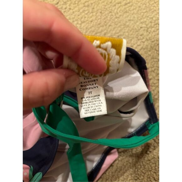 HTF RARE!!! OG 2017 TBBC [The Beaufort Bonnet Company] Sanibel Strawberry Swimsu - Picture 8 of 9